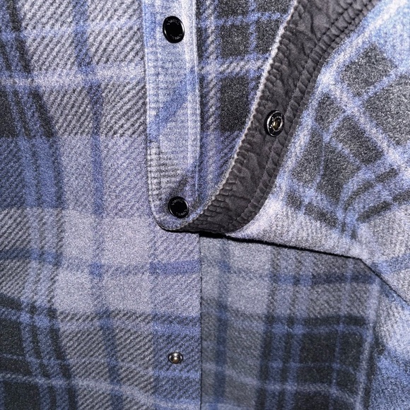 O'Neill Voyager Men’s Cotton Flannel Shirt Blue SZ L​ - Picture 6 of 10